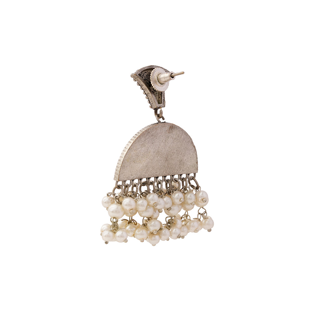 Antique Pearl jhumki