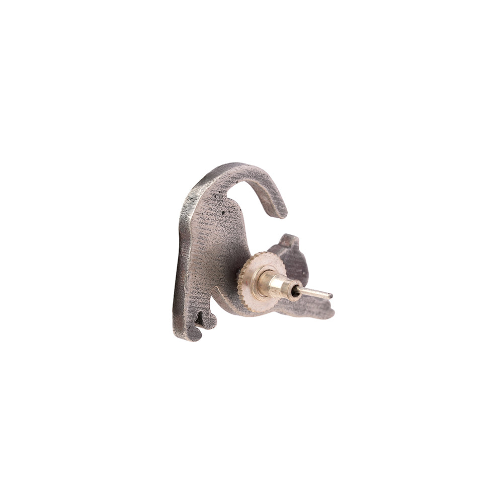 Billu- Silver Brass oxidised stud earrings