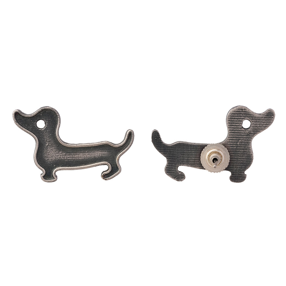 Bhola- Silver Brass oxidised stud earrings