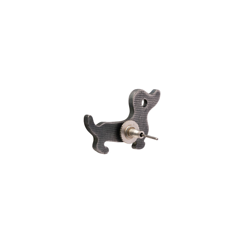 Bhola- Silver Brass oxidised stud earrings