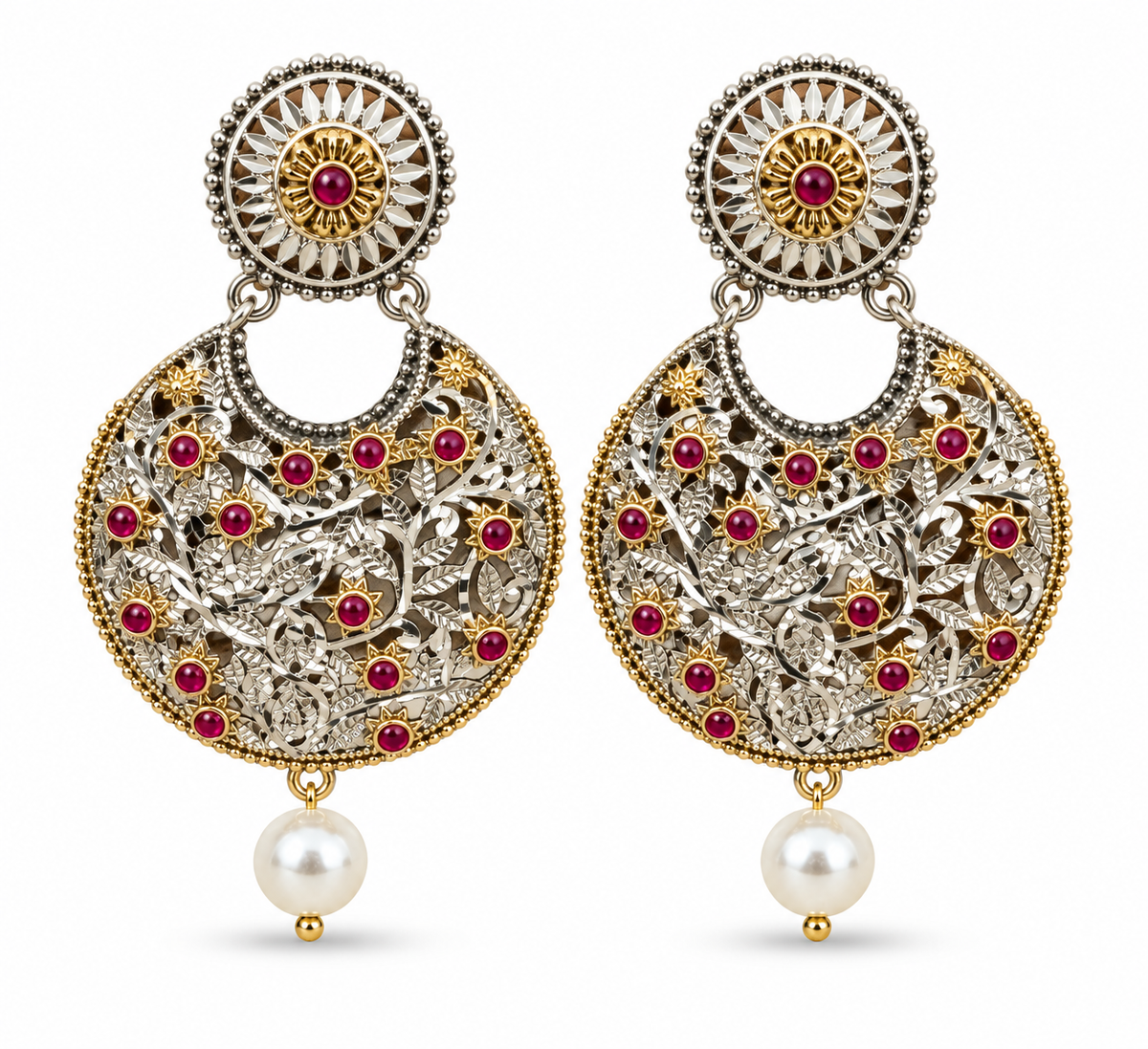 Oxidised Earring