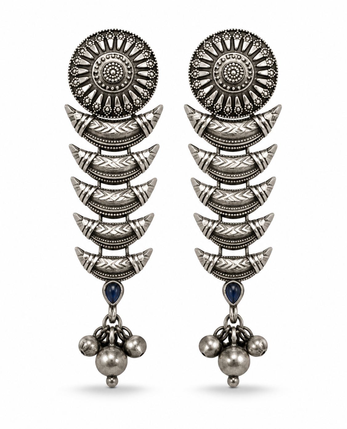 Oxidised Earring
