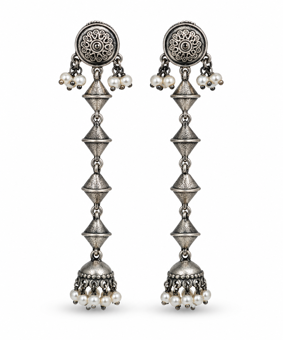 Oxidised Earring