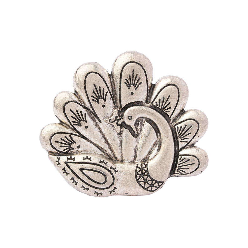 Morangana- Silver oxidised ring