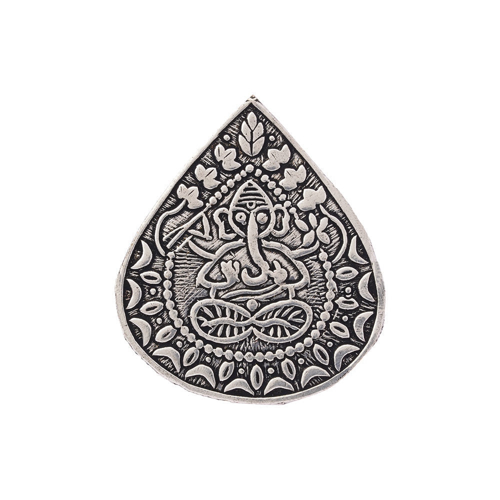 Manohari- Silver oxidised ring