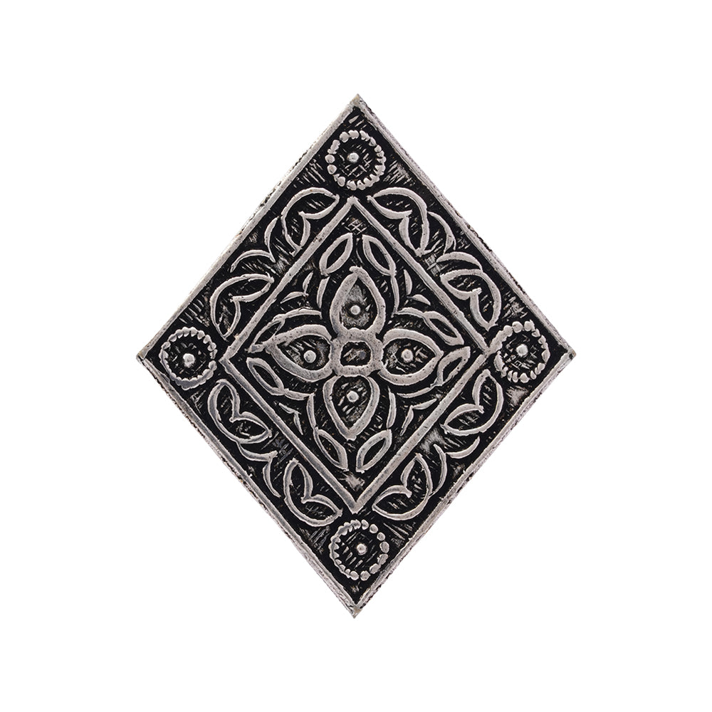 Pratyush- Silver oxidised ring