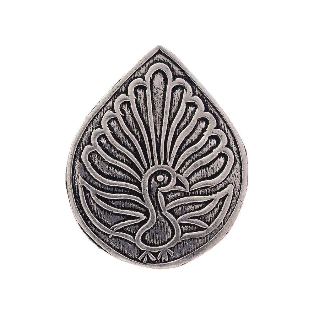 Manohar- Silver oxidised ring