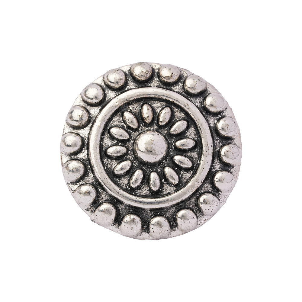 Shilpika- Silver oxidised ring