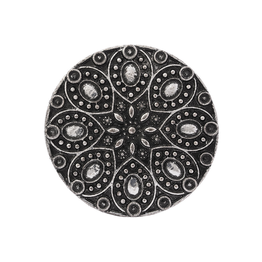Nayika- Silver oxidised ring