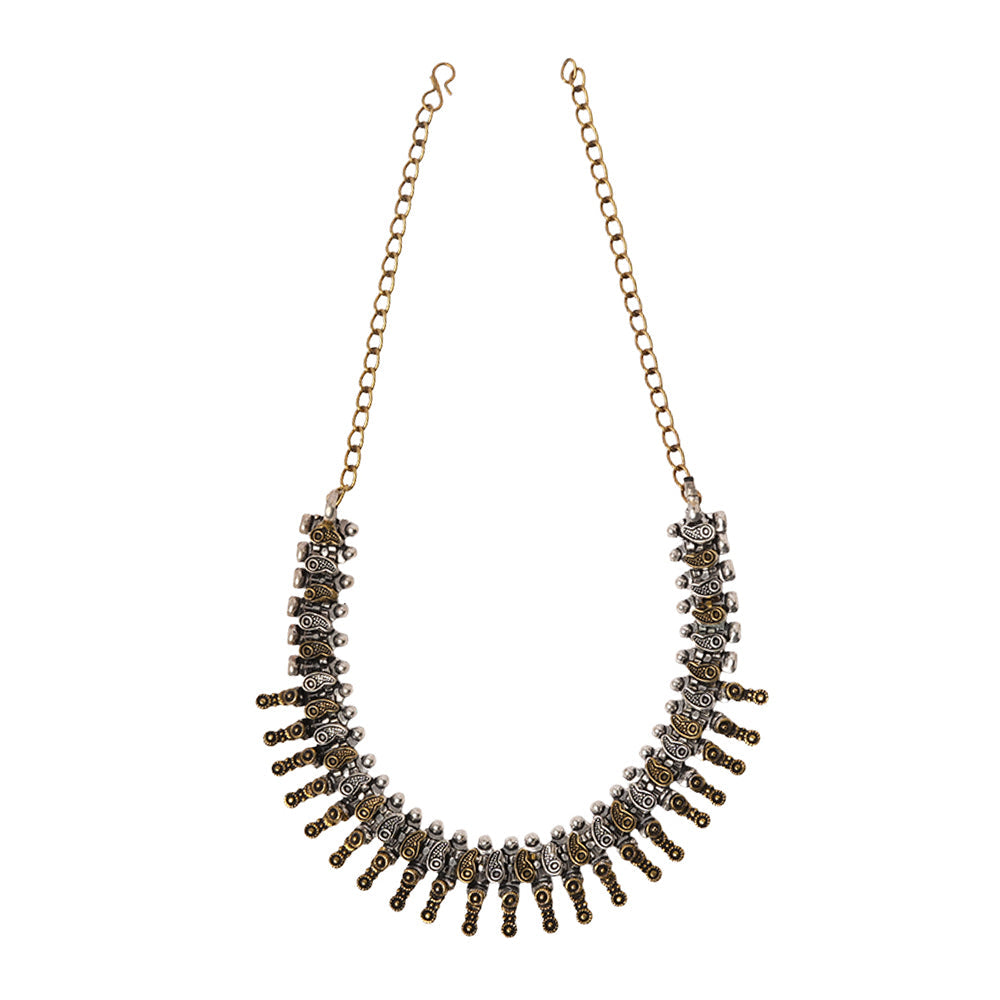 Kamalhar- Oxidised Necklace