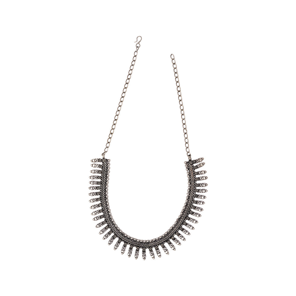 Anvika- Oxidised Necklace
