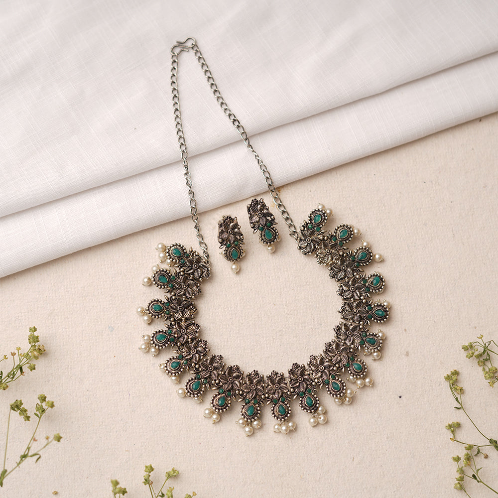 Anindita- Oxidised Necklace Set