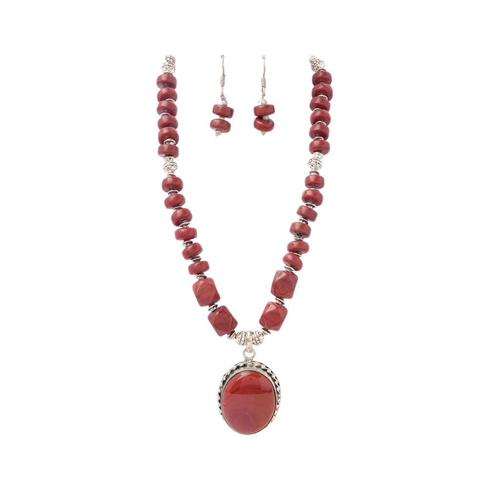 Vishruta- Stone Studded Long Necpiece Set