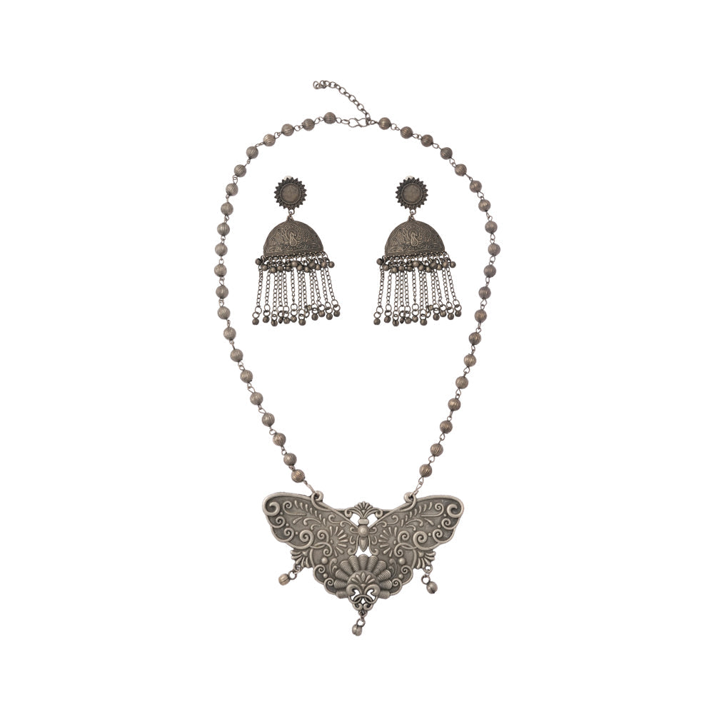Kalpita- Brass Neckpiece Set