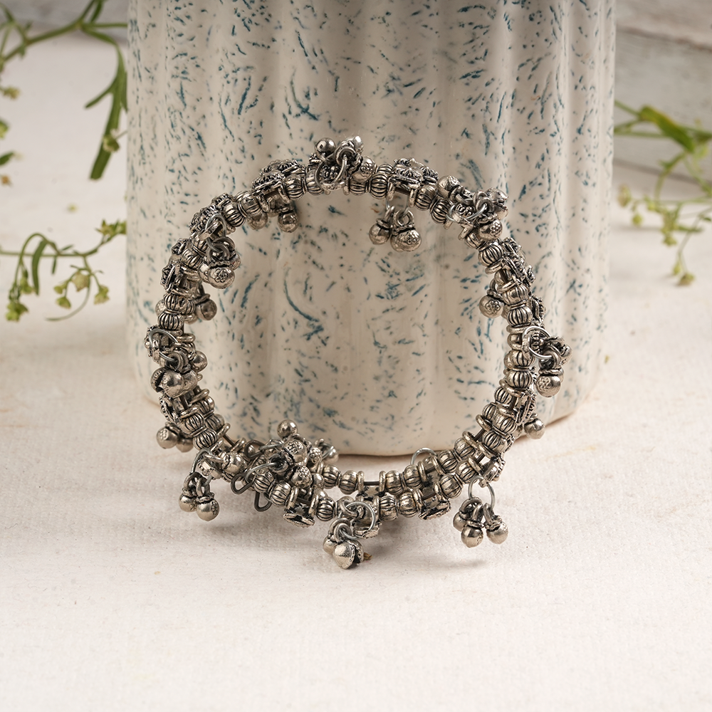 Jhanak- Oxidised brass bracelet.