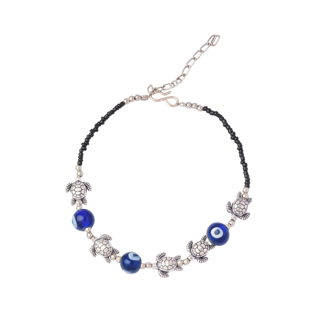 Jaladhara- Oxidised beaded anklet