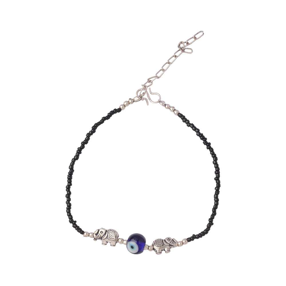 AnantGaj- Oxidised beaded anklet