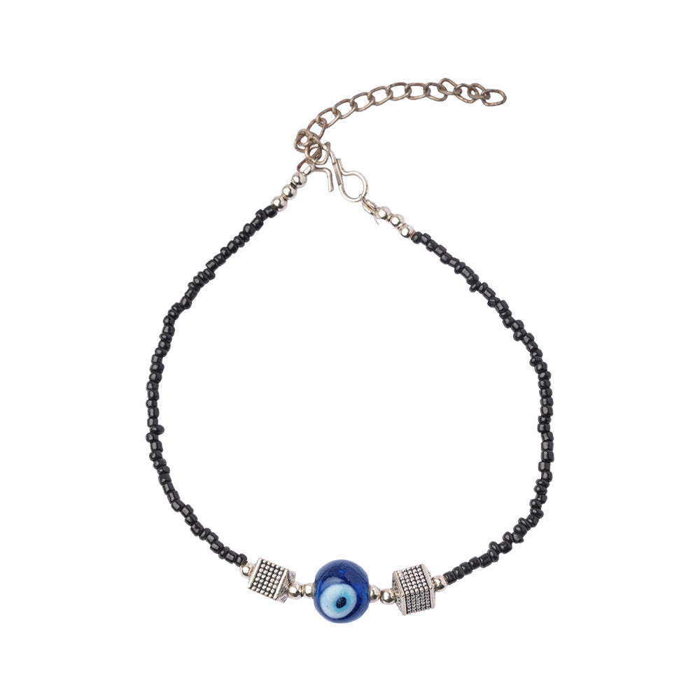 NetraBandh- Oxidised beaded anklet