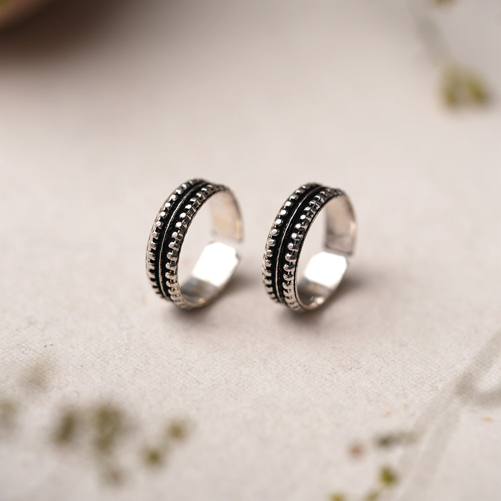 Mridula- Oxidised Brass ToeRings
