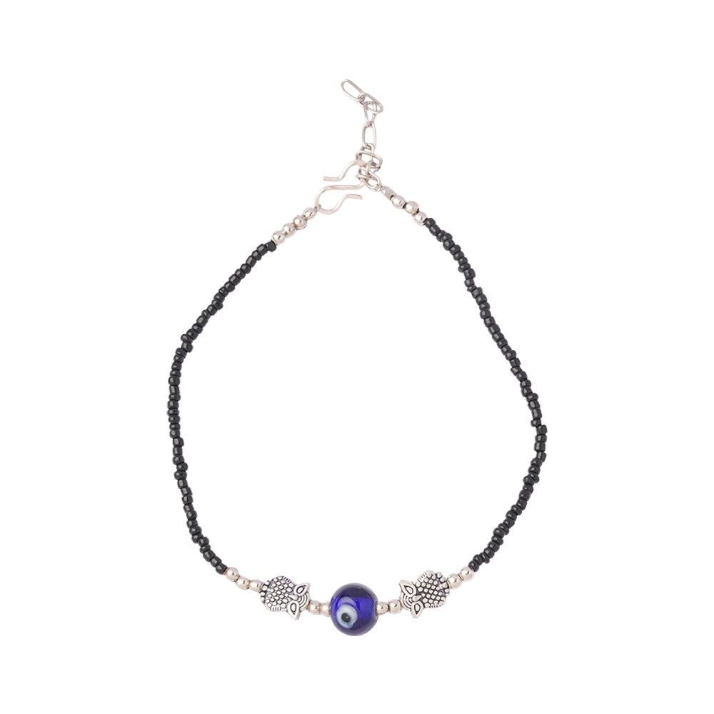 NazarKachhua- Oxidised beaded anklet