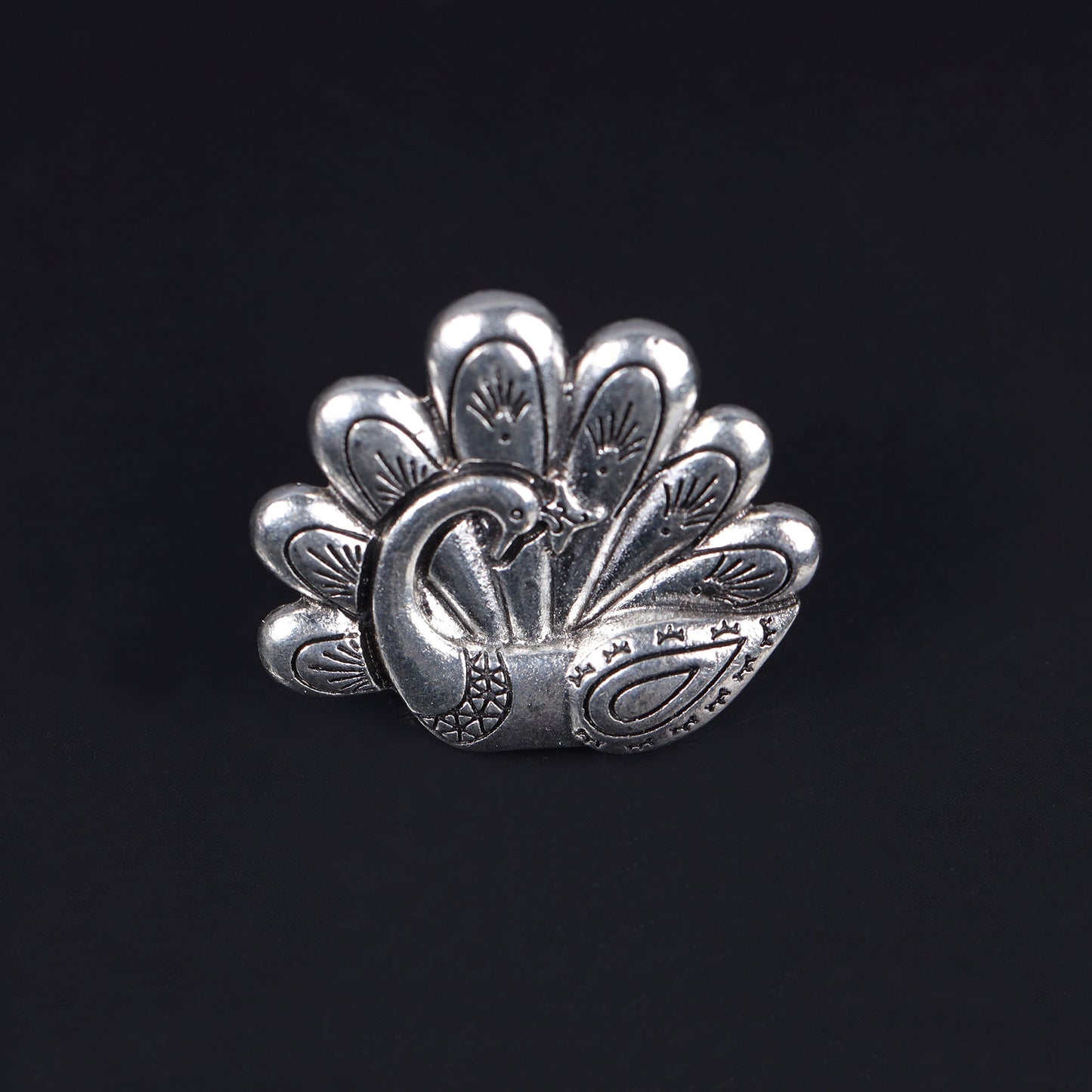 Morangana- Silver oxidised ring