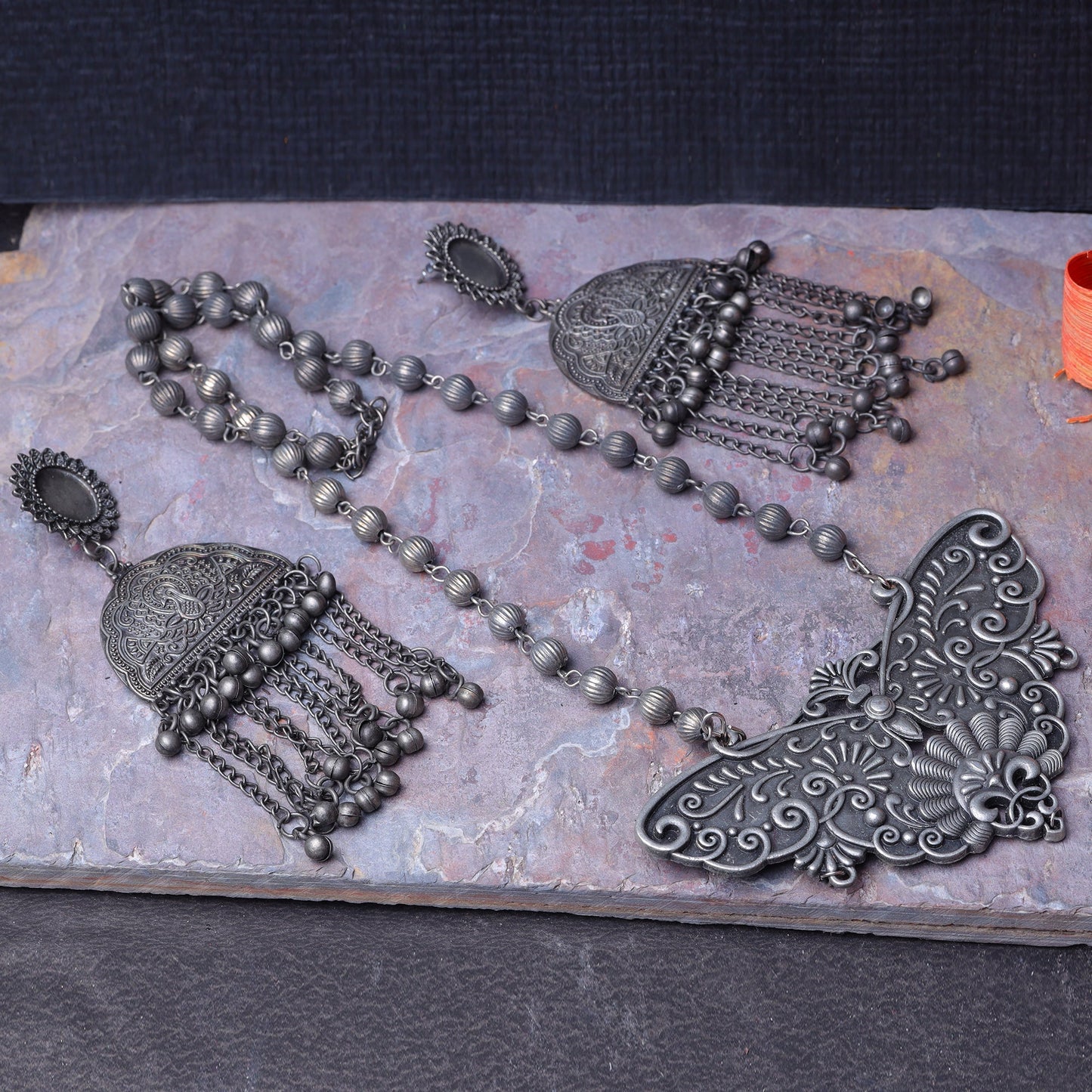 Kalpita- Brass Neckpiece Set