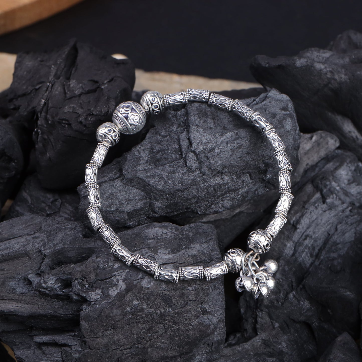 Vaari- Oxidised brass bracelet.