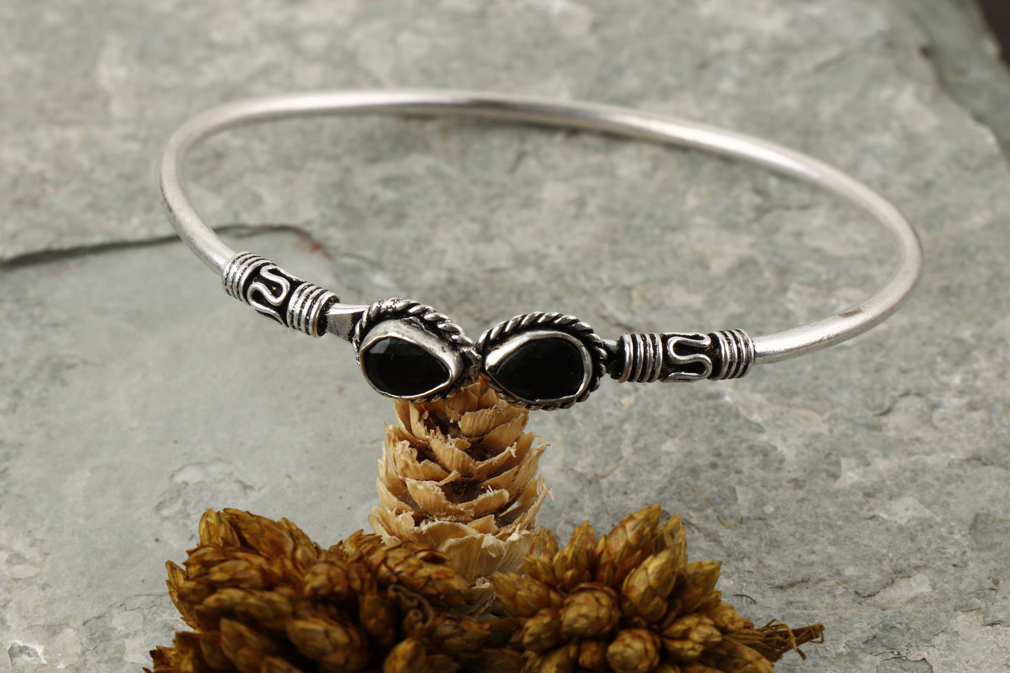 Prerna- Oxidised brass bracelet.