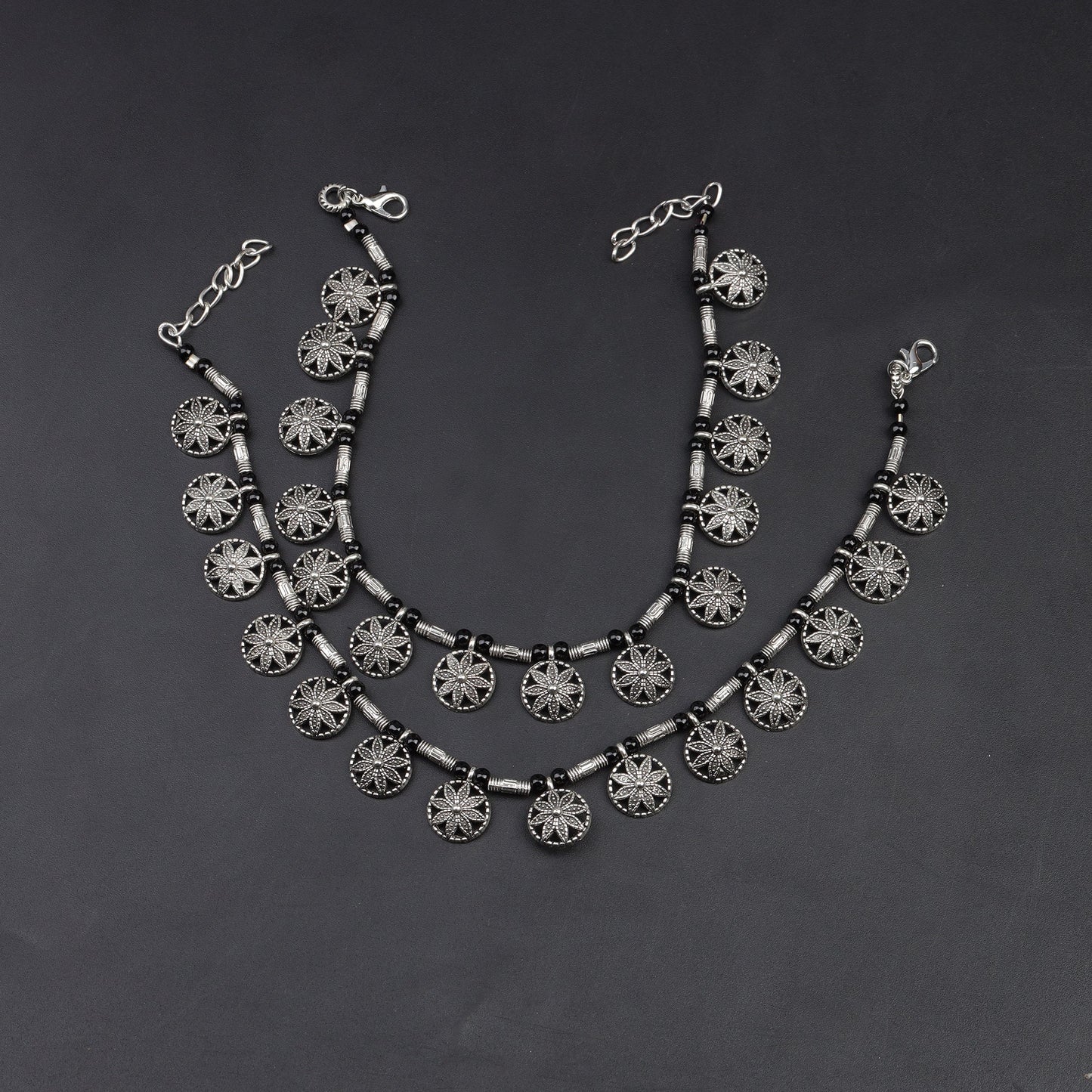 ShyamMani- Oxidised beaded bracelet