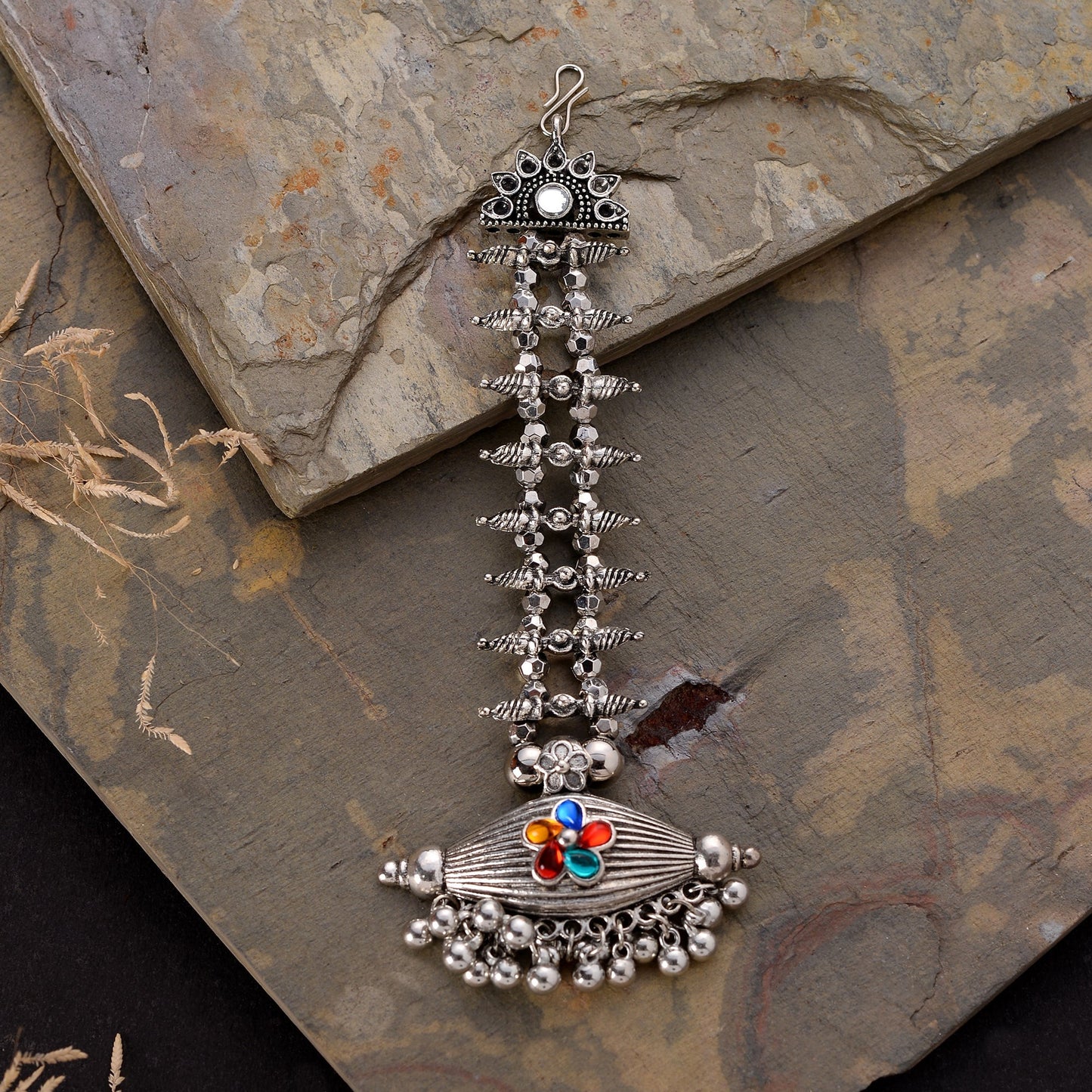Keshari- Silver brass magtikka