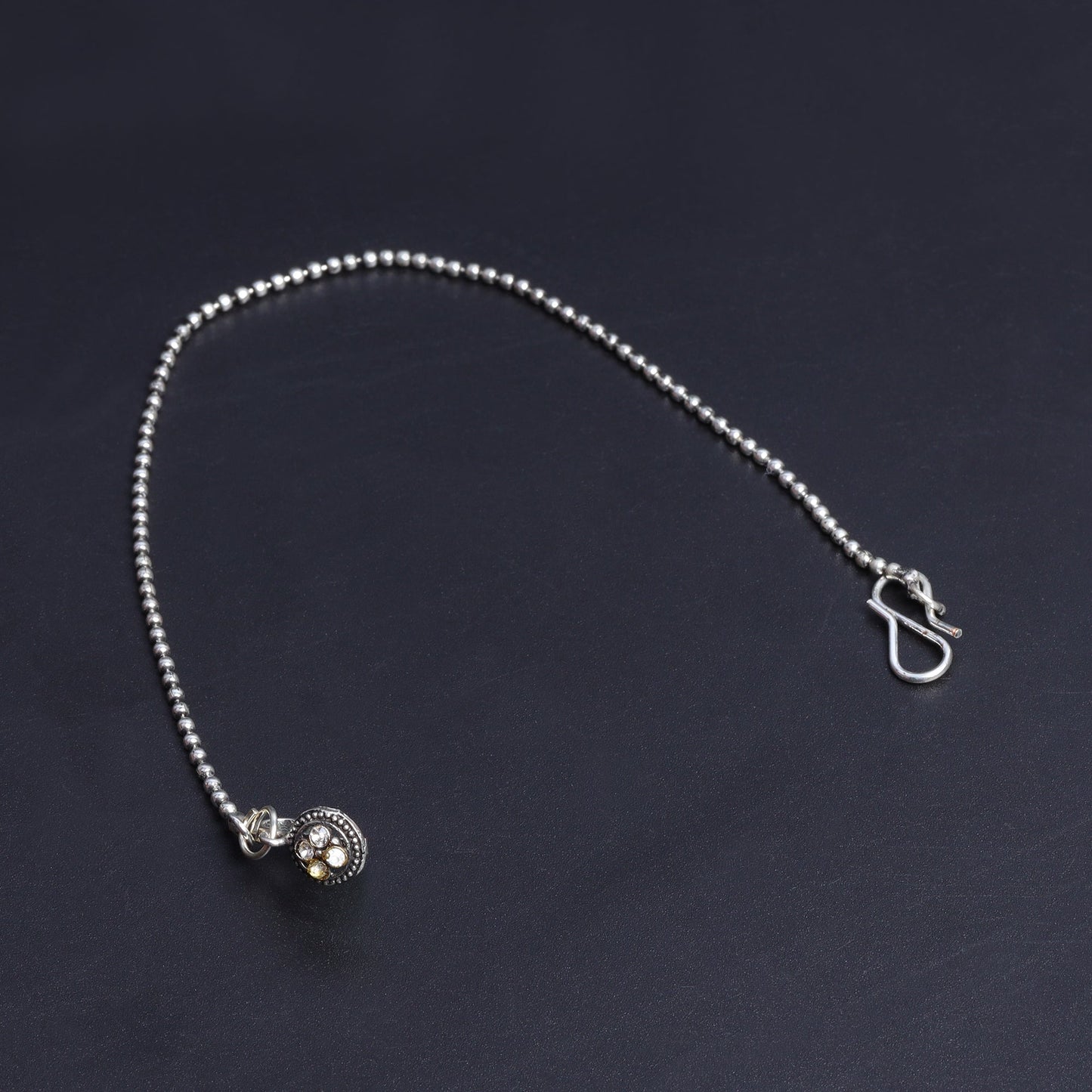 Divyashree- Silver Oxidised Nath
