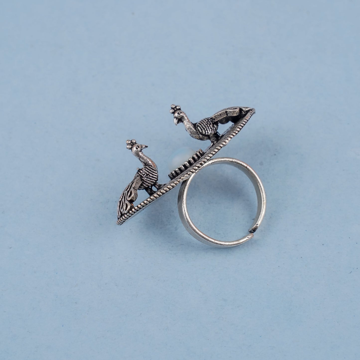 Rangat- Silver oxidised ring