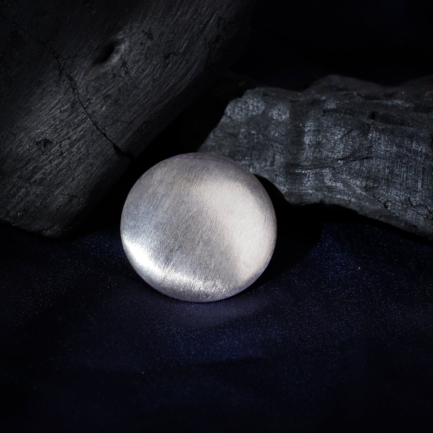 Chanda- Silver oxidised ring