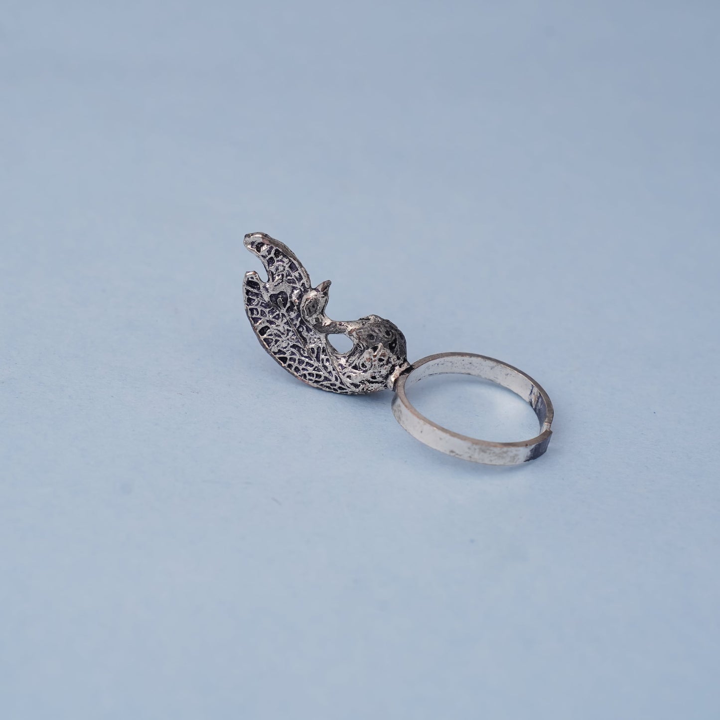 Morangi- Silver oxidised ring