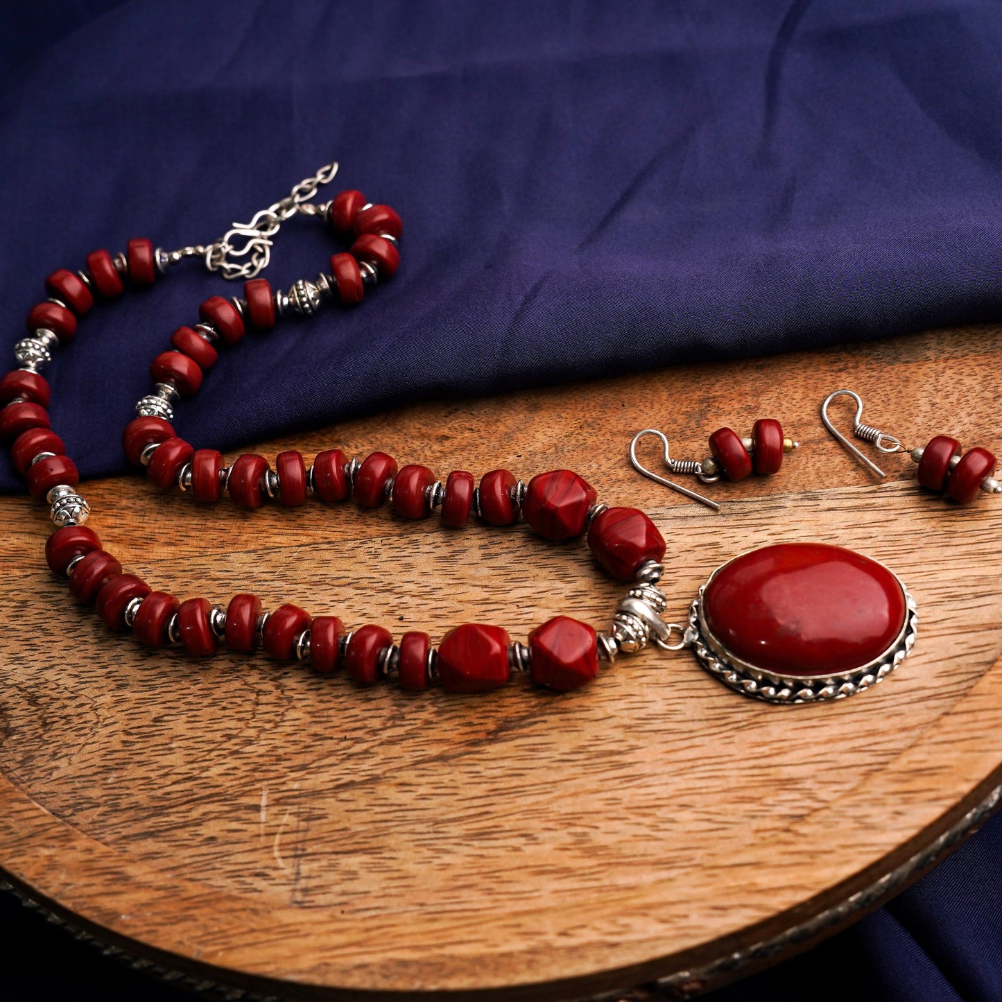 Vishruta- Stone Studded Long Necpiece Set