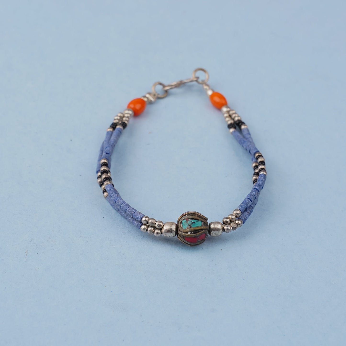 Meghna- Oxidised beaded bracelet