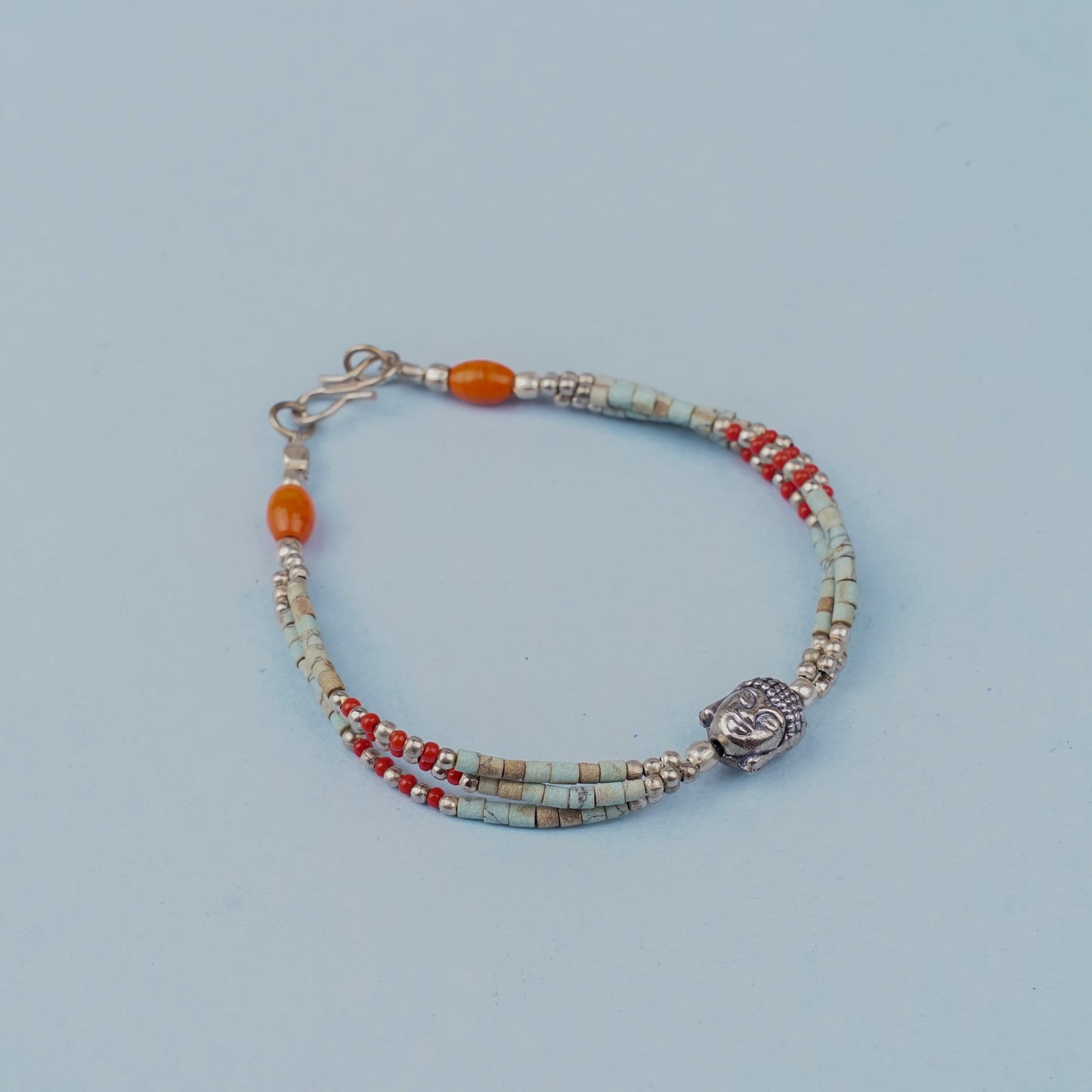 Manjari- Oxidised beaded bracelet