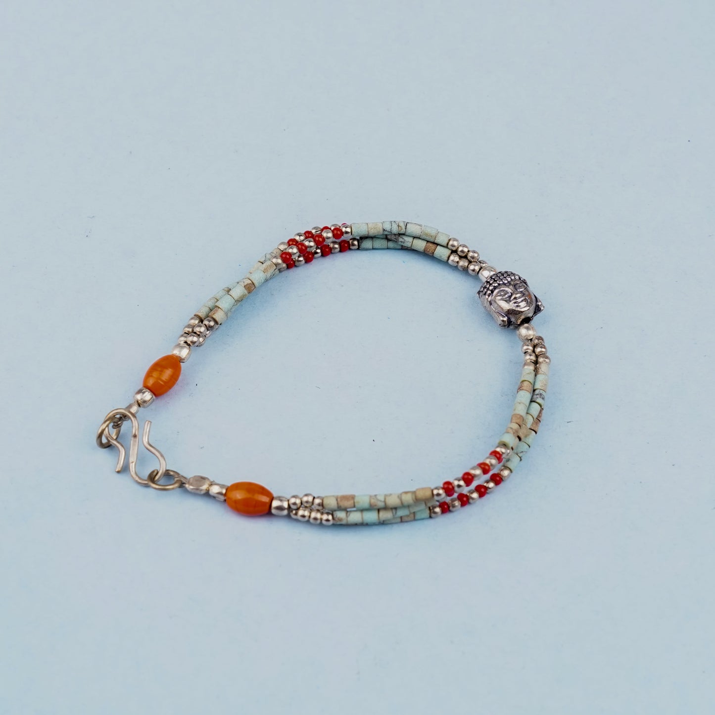 Manjari- Oxidised beaded bracelet
