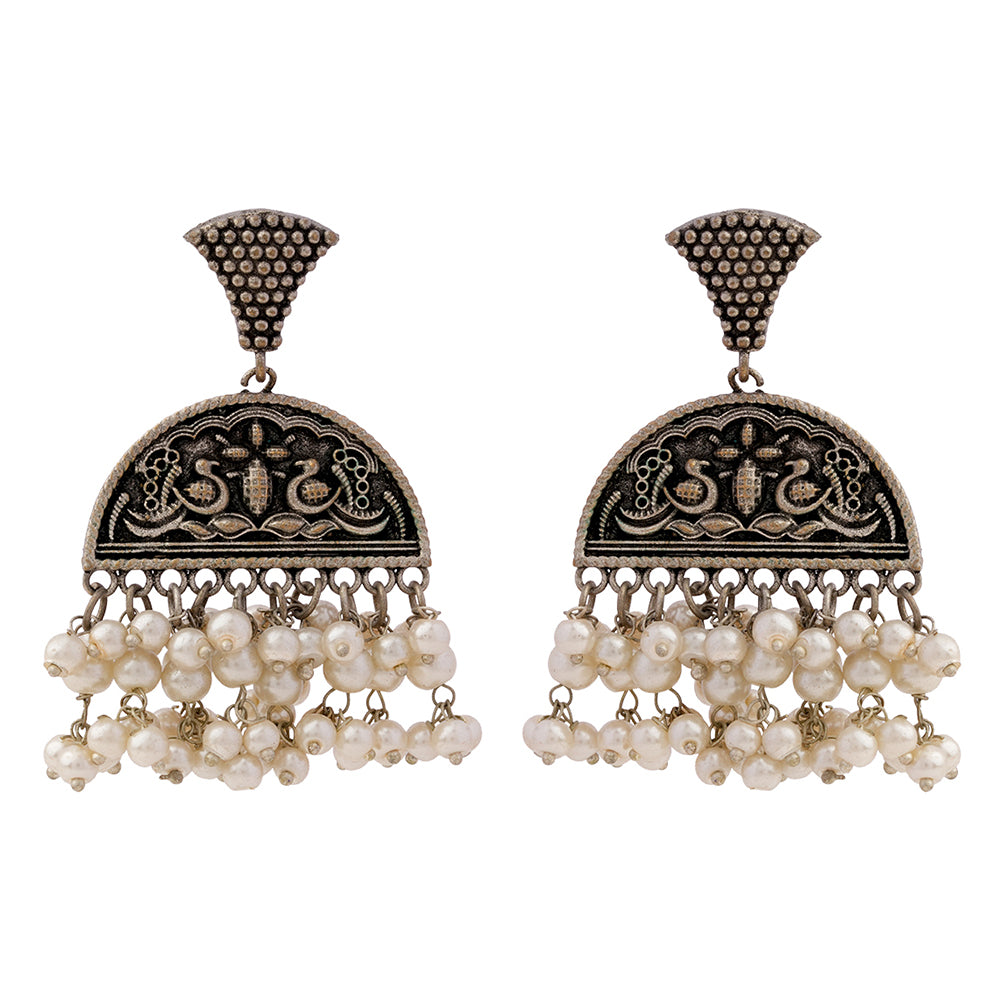 Antique Pearl jhumki