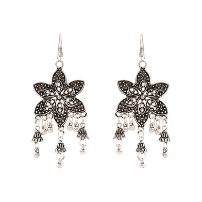 Gul- Silver Brass dangler earrings