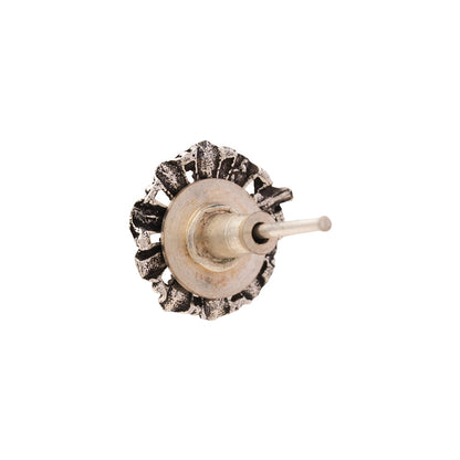 Sajawat- Combo of Silver Brass Oxidised stud Earrings