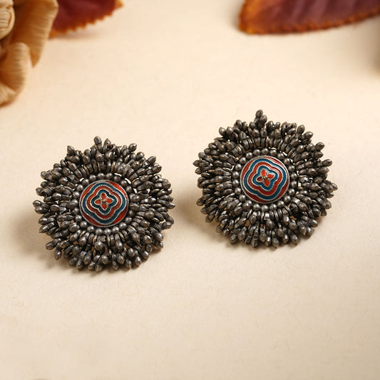 Urmila- Silver Stud Earrings