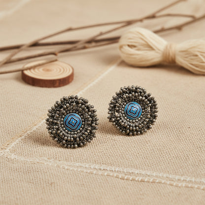Urmila- Silver Stud Earrings
