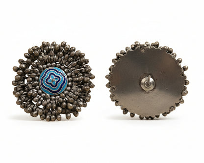 Urmila- Silver Stud Earrings