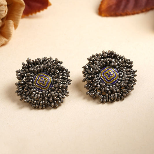 Urmila- Silver Stud Earrings