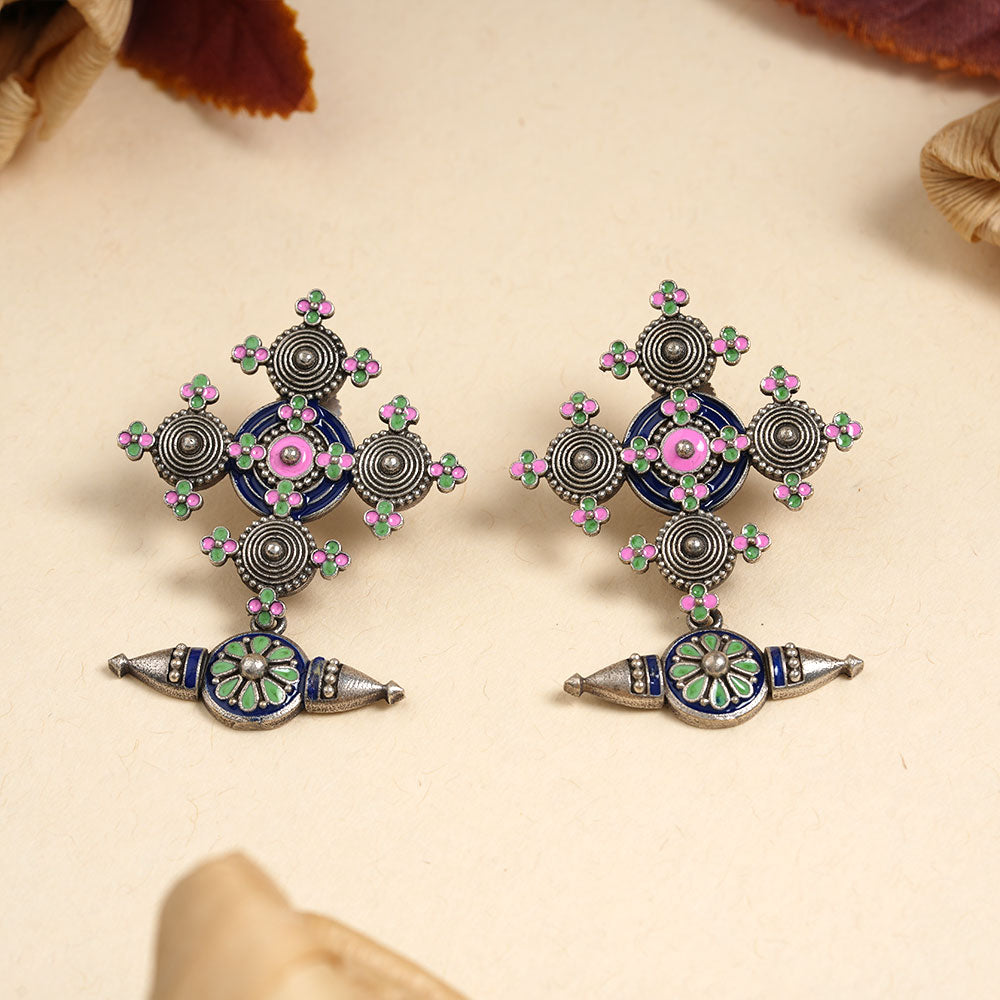 Vallabhi- Colored Dangler Earrings