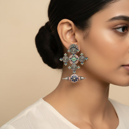 Vallabhi- Colored Dangler Earrings