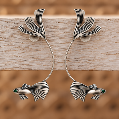 Oxidised Earring