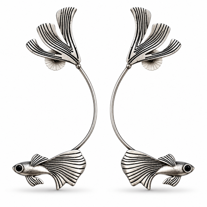 Oxidised Earring