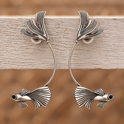 Oxidised Earring
